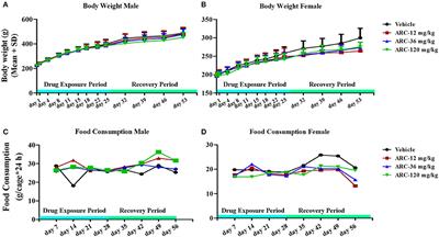 28-Day Oral Chronic Toxicity Study of Arctigenin in Rats